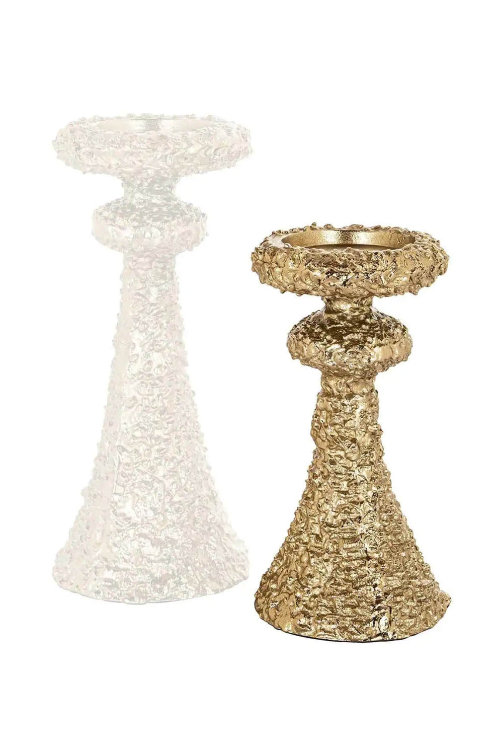 Gold Textured Candle Holder | OROA July | Oroa.com