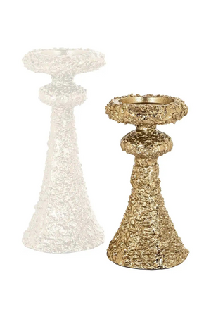 Gold Textured Candle Holder | Richmond Interiors July | Oroa.com
