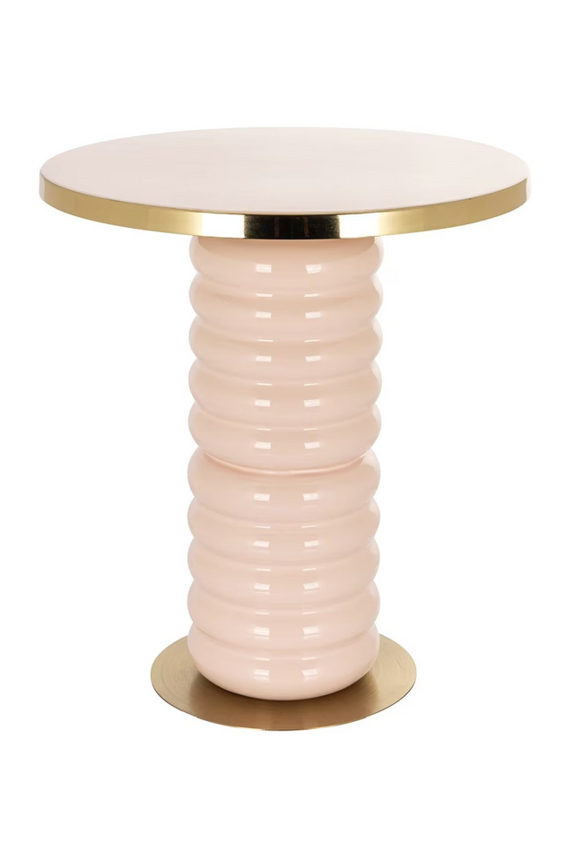 Pink Pedestal End Table | Richmond Interiors Bonsai | OROA