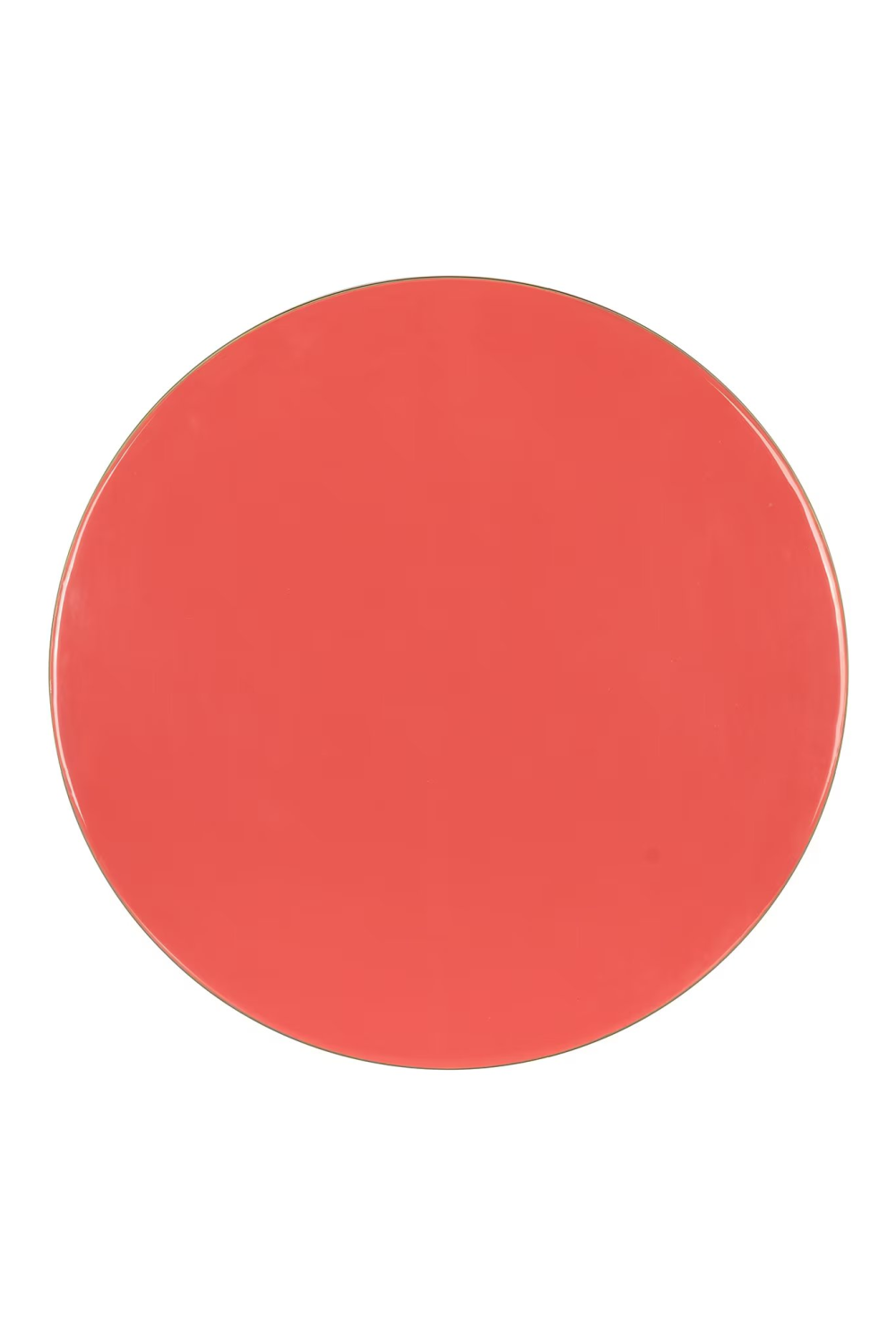 Coral Pink Round End Table | OROA Shirin | OROA