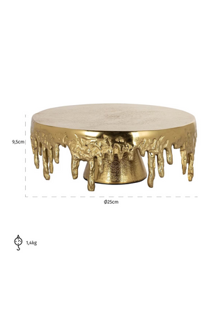 Gold Drip Cakeplate | Richmond Interiors Carmona | Oroa.com