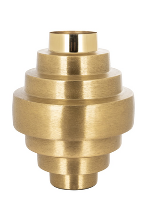 Brass Plated Layer Vase | Richmond Interiors Akelei | Oroa.com