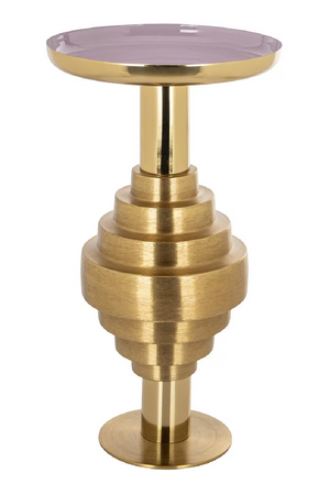 Gold Sculptural End Table | Richmond Interiors Empire | OROA