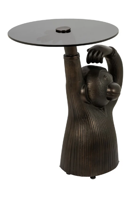 Bronze Sculpture End Table | Richmond Interiors Ape | Oroa.com