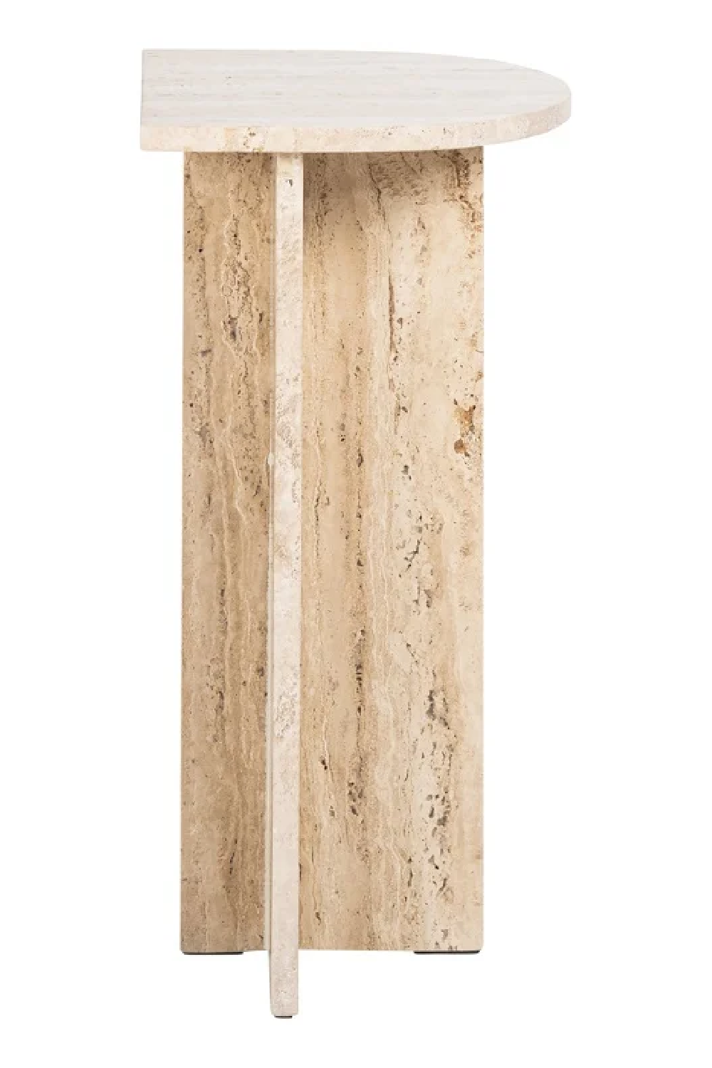 Travertine Modern End Table | Richmond Interiors Costello | Oroa.com