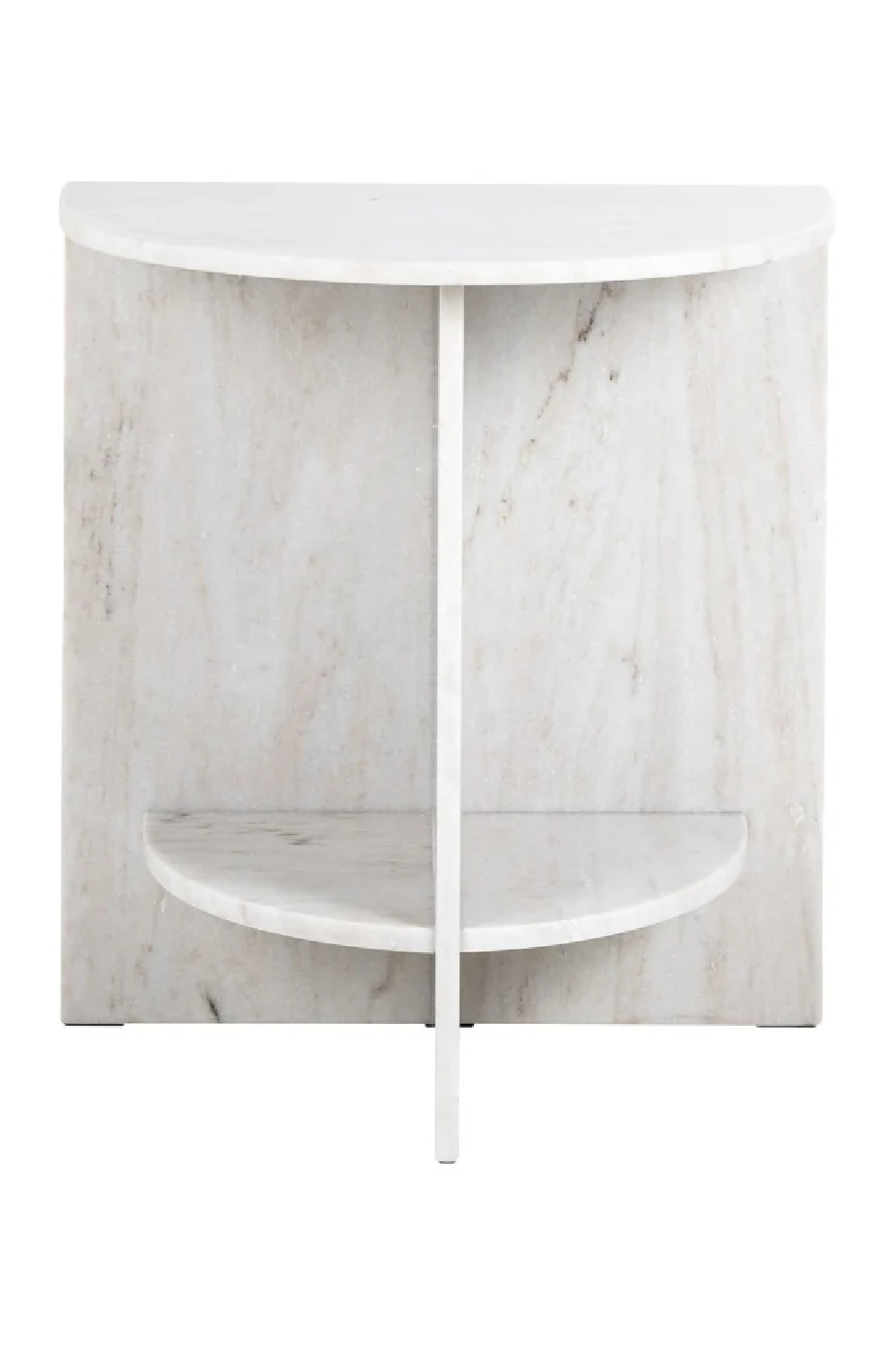 Marble Semi-Circle End Table | OROA Lansky | Oroa.com