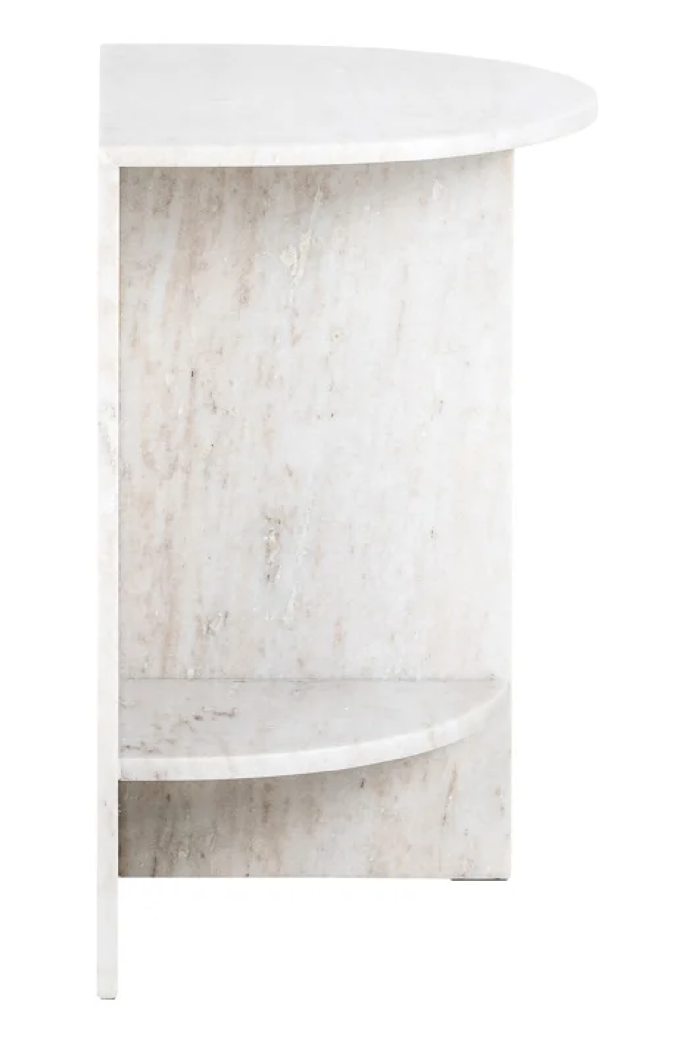 Marble Semi-Circle End Table | OROA Lansky | Oroa.com