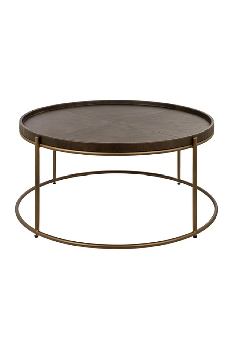Brown Leather Coffee Table | Richmond Interiors Zillon | Oroa.com