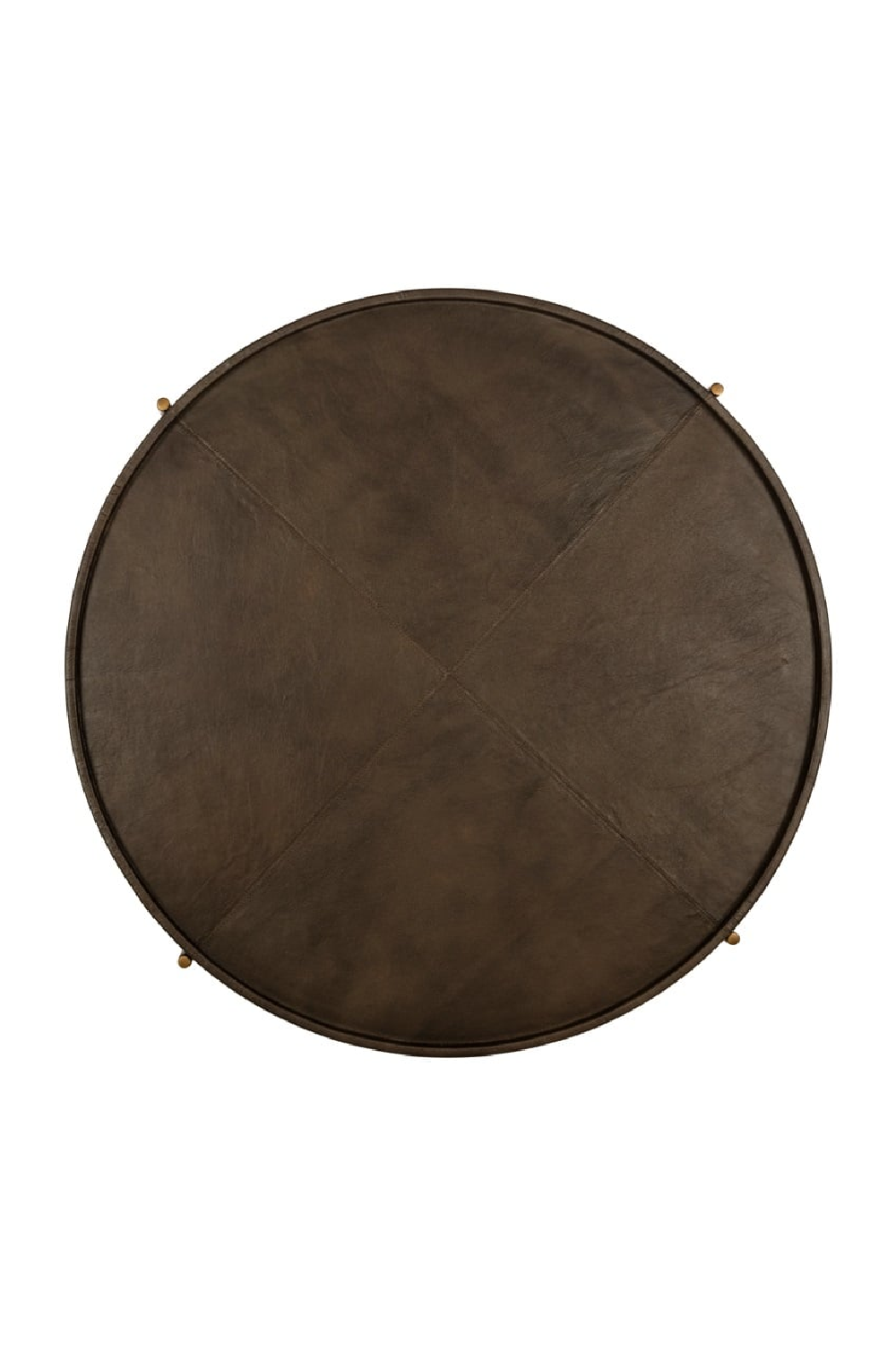 Brown Leather Coffee Table | OROA Zillon | Oroa.com