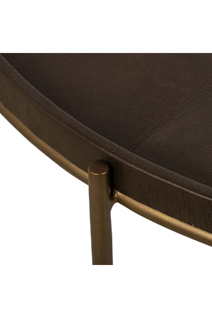 Brown Leather Coffee Table | Richmond Interiors Zillon | Oroa.com