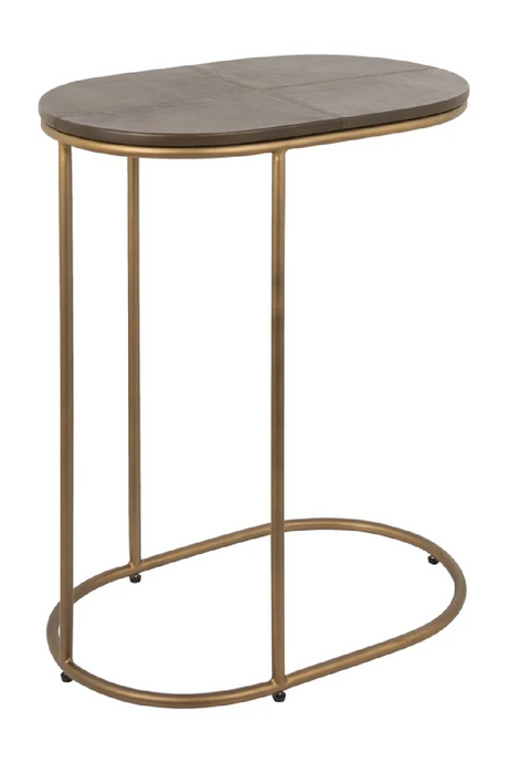 Brown Leather Sofa Table | Richmond Interiors Zillon | Oroa.com
