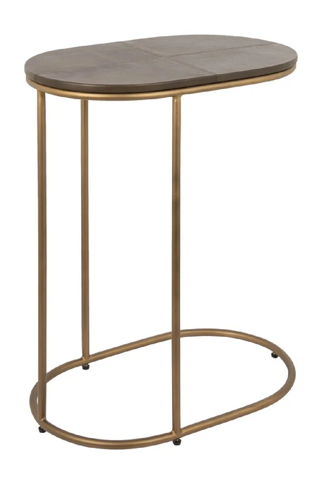 Brown Leather Sofa Table | Richmond Interiors Zillon | Oroa.com