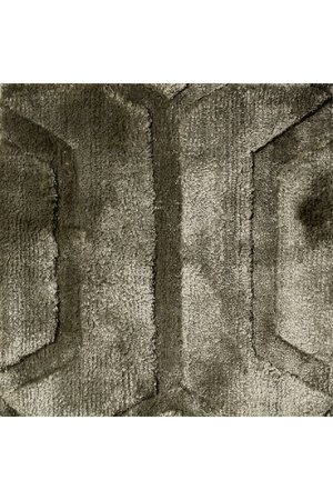 Olive Green Viscose Carpet 6'5" x 10' | Richmond Interiors Liva | Oroa.com