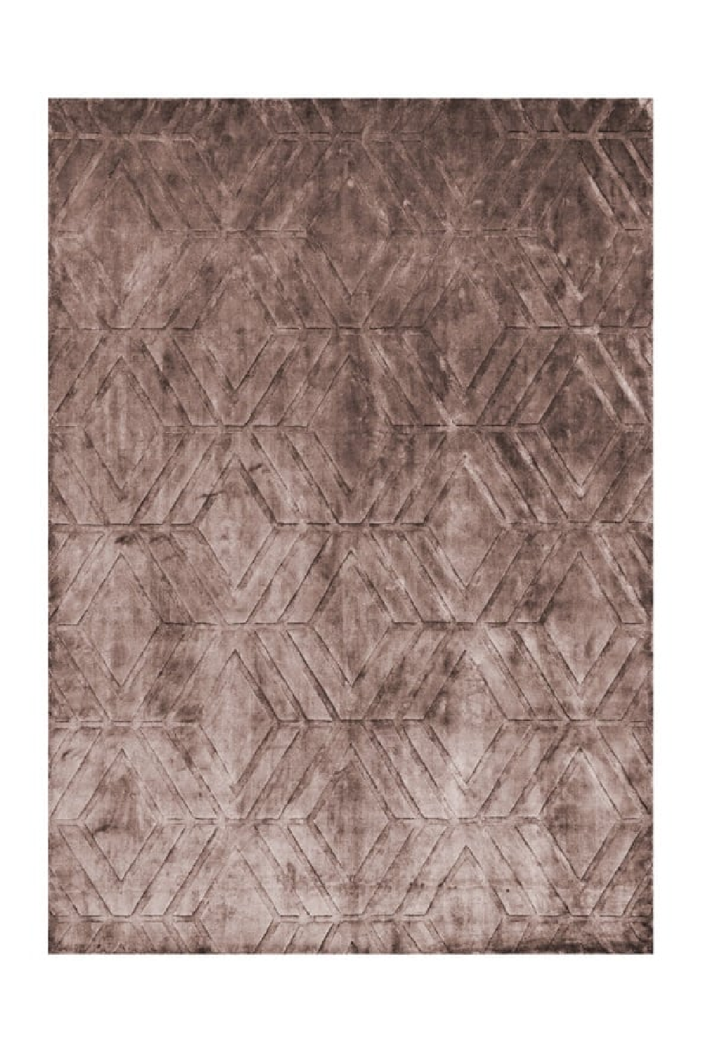 Brown Viscose Carpet 6'5" x 10' | OROA Yoeri | Oroa.com