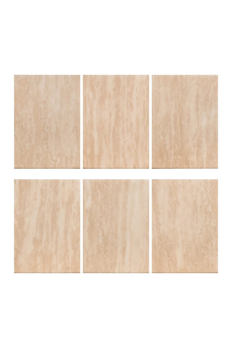 Travertine Pedestal Dining Table | Richmond Interiors Fictus | Oroa.com