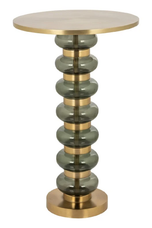 Green Glass End Table | Richmond Interiors Bowiene | Oroa.com