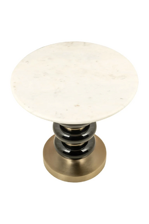 White Marble Side Table | Richmond Interiors Boann | Oroa.com