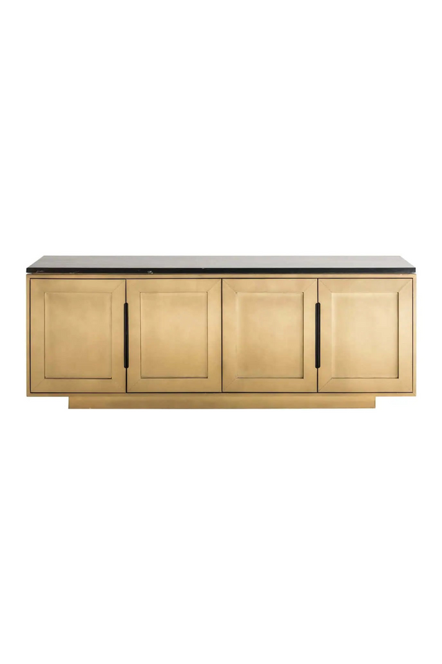 Gold 4-Door Sideboard | Richmond Interiors Finsbury | Oroa.com