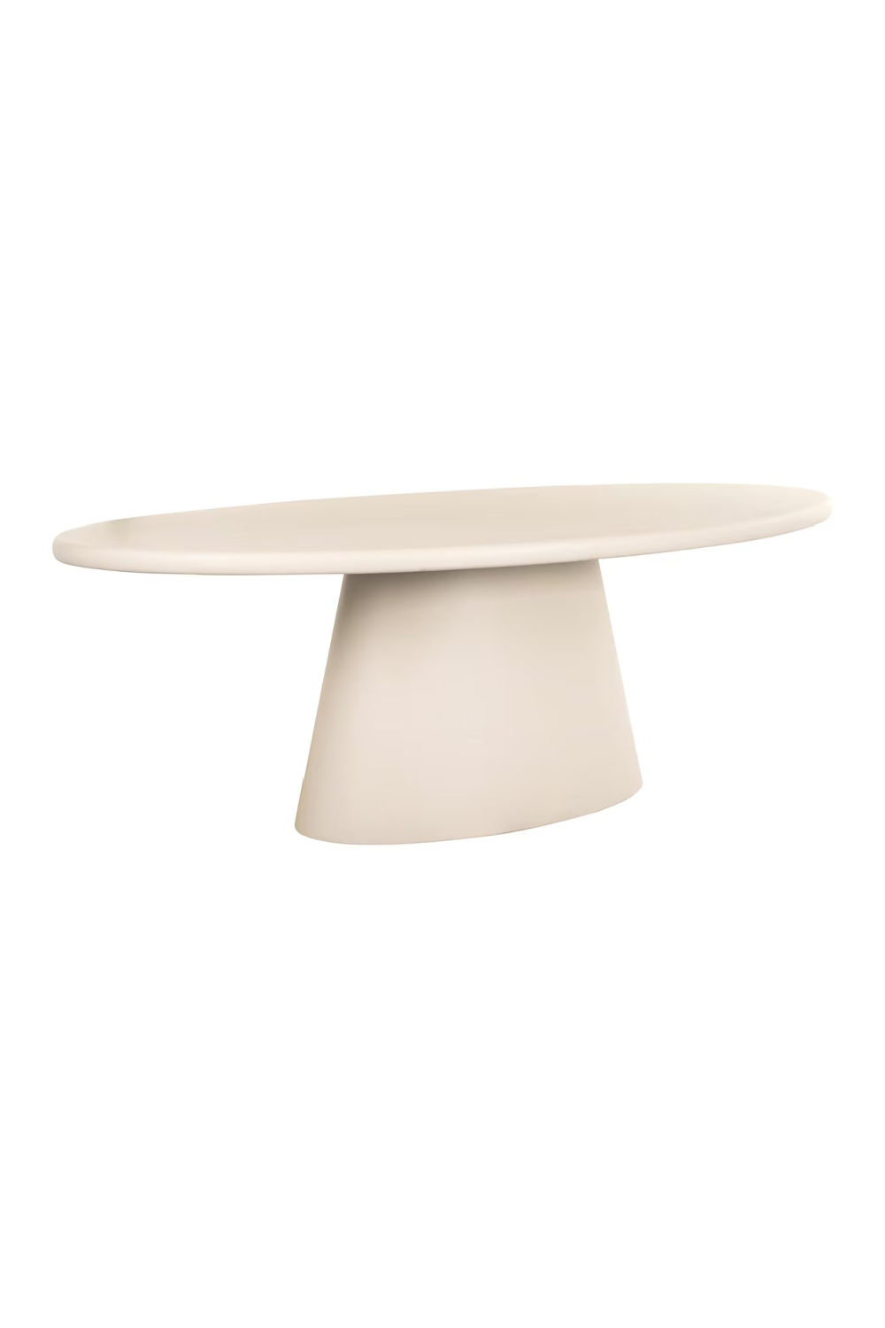 Beige Pedestal Dining Table | OROA Clayton | Oroa.com