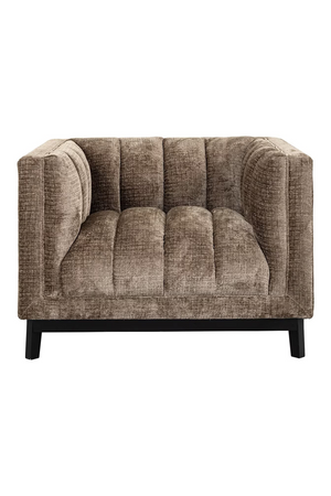 Taupe Chenille Lounge Chair | Richmond Interiors Beaudy | Oroa.com
