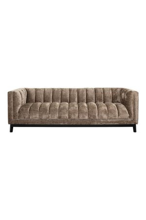Taupe Chenille Channeled Sofa | Richmond Interiors Beaudy | Oroa.com