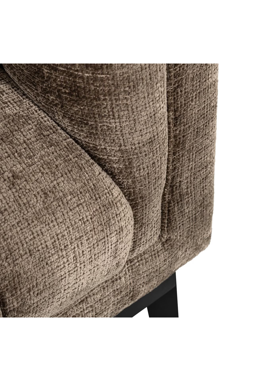 Taupe Chenille Channeled Sofa | Richmond Interiors Beaudy | Oroa.com
