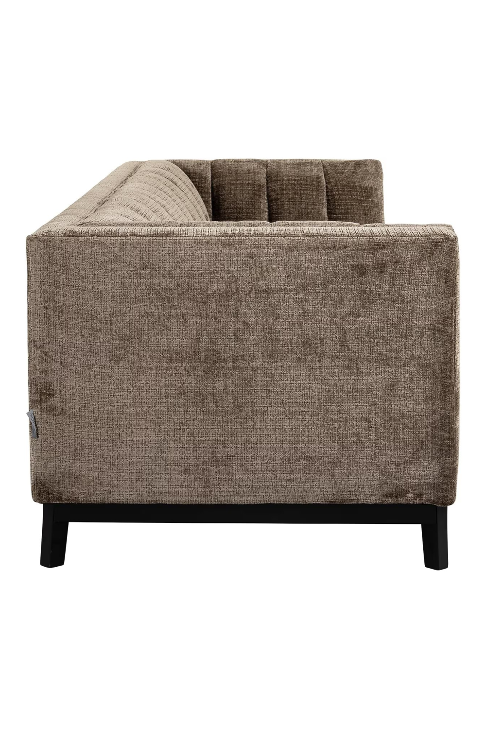 Taupe Chenille Channeled Sofa | OROA Beaudy | Oroa.com