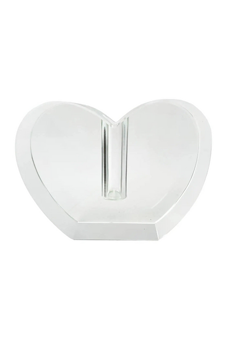 Heart Shaped Glass Candle Holder | Richmond Interiors Sana | Oroa.com