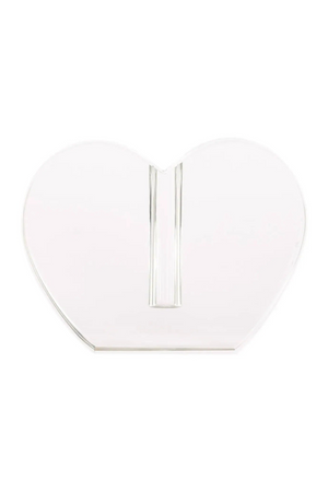 Heart Shaped Glass Candle Holder | Richmond Interiors Sana | Oroa.com