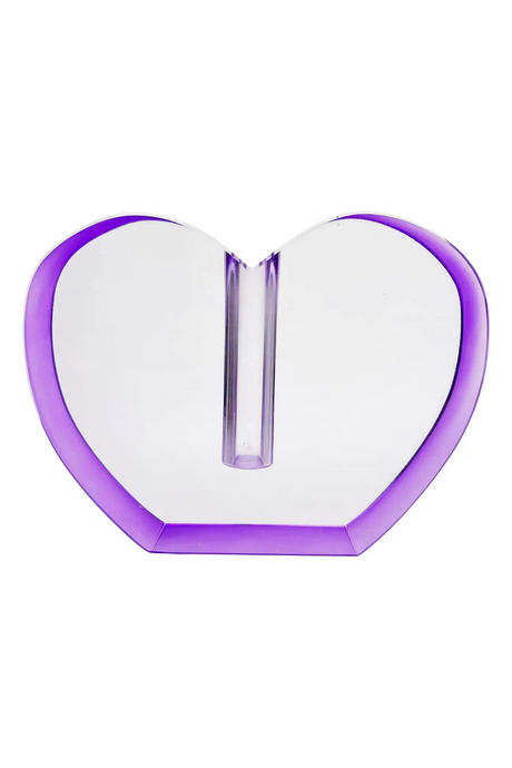 Purple Glass Candle Holder | Richmond Interiors Tanna | Oroa.com