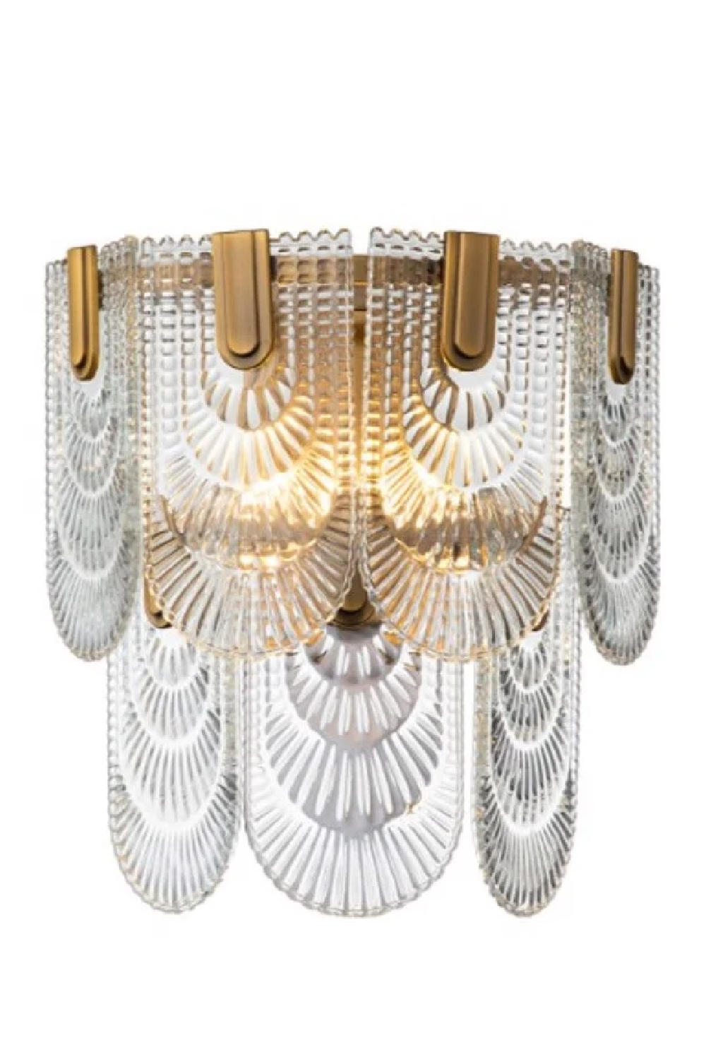 Scalloped Glass Wall Lamp | Richmond Interiors Sem | Oroa.com