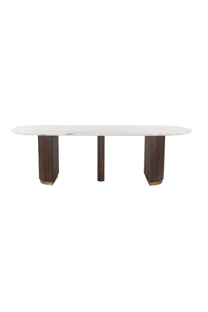 Ribbed Wood Base Dining Table | Richmond Interiors Mayfield | Oroa.com