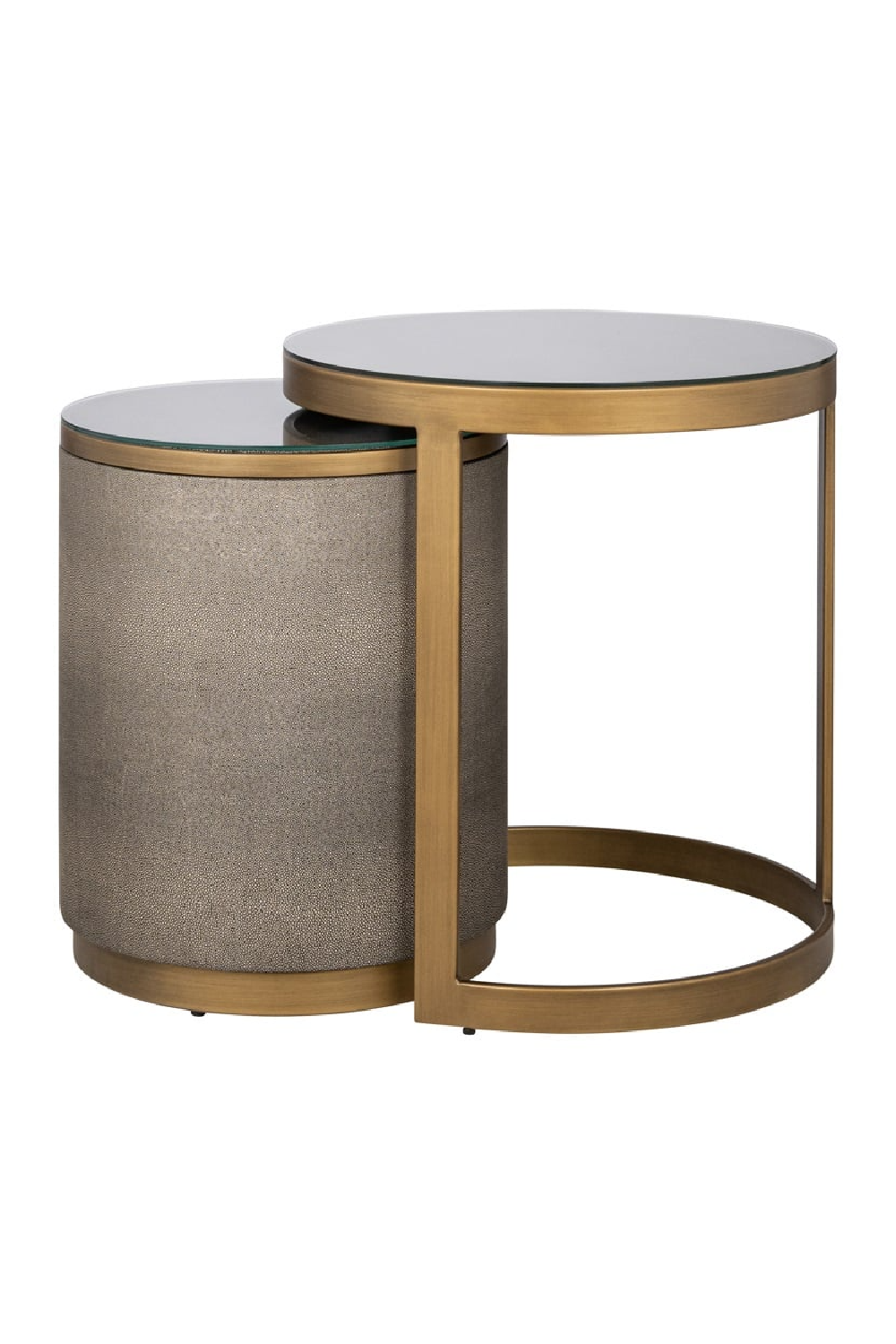 Glass Nesting End Tables (2) | Richmond Interiors Bloomville | Oroa.com