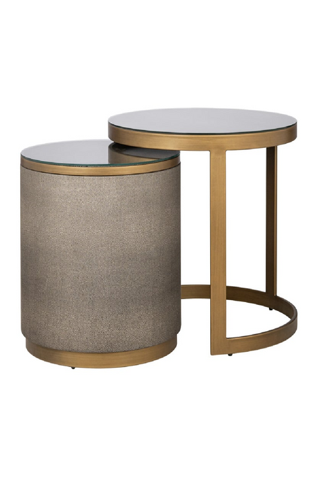 Glass Nesting End Tables (2) | Richmond Interiors Bloomville | Oroa.com