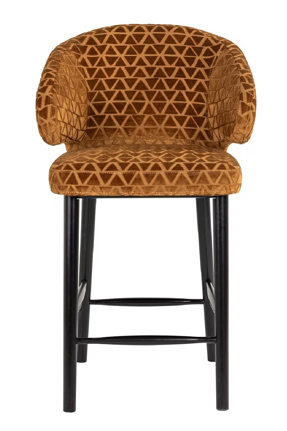 Triangle Patterned Counter Stool | Richmond Interiors Indigo | Oroa.com