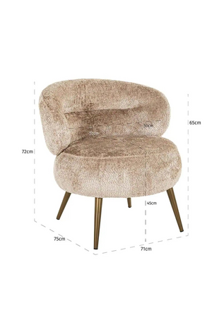 Contoured Back Lounge Chair | Richmond Interiors Sabor | Oroa.com