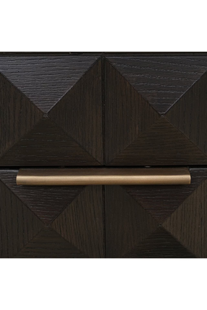 Brown Oak 2-Drawer Nightstand | Richmond Interiors Claremont | Oroa.com