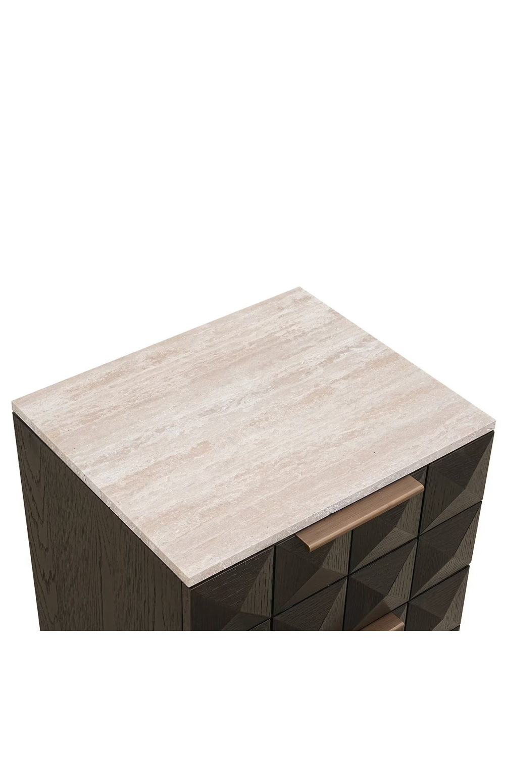Brown Oak 2-Drawer Nightstand | Richmond Interiors Claremont | Oroa.com