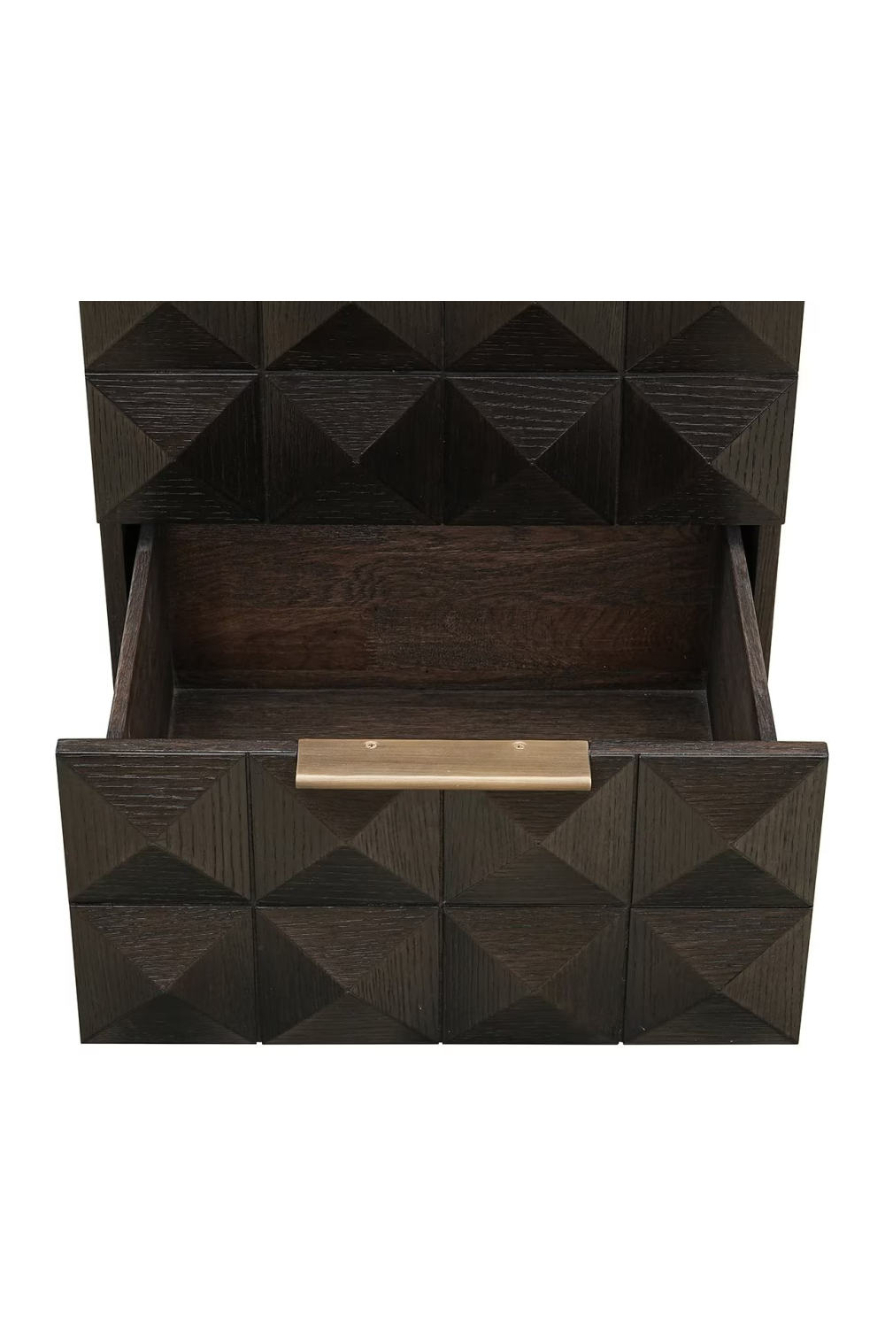 Brown Oak 2-Drawer Nightstand | Richmond Interiors Claremont | Oroa.com