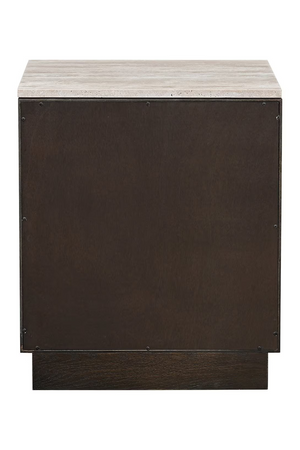 Brown Oak 2-Drawer Nightstand | Richmond Interiors Claremont | Oroa.com