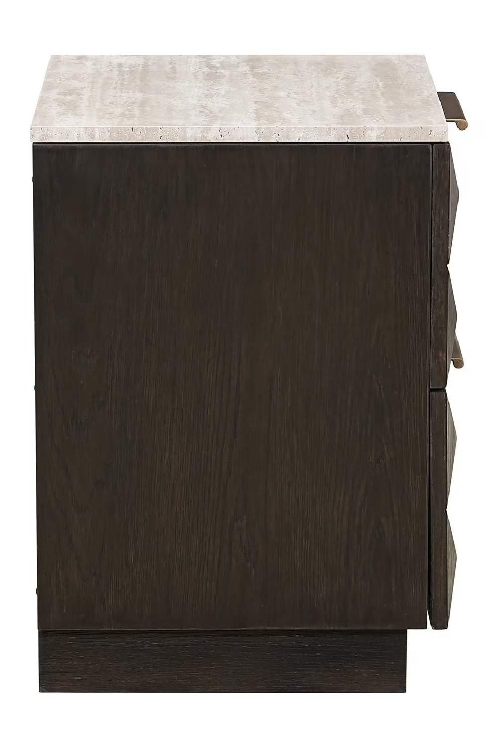 Brown Oak 2-Drawer Nightstand | OROA Claremont | Oroa.com