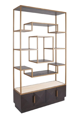 Brown Oak Display Cabinet | Richmond Interiors Claremont | Oroa.com