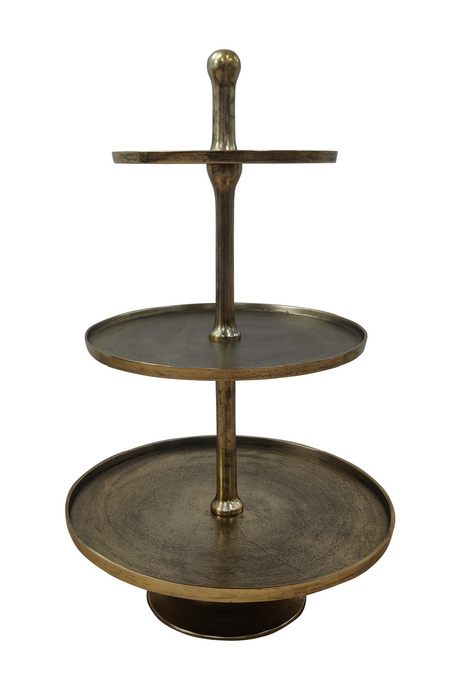 Bronze 3-Tiered Cake Stand | Richmond Interiors Fallstaff | Oroa.com