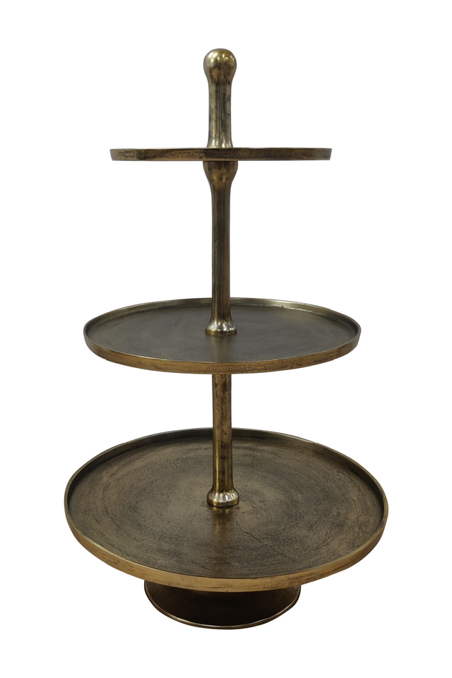 Bronze 3-Tiered Cake Stand | Richmond Interiors Fallstaff | Oroa.com