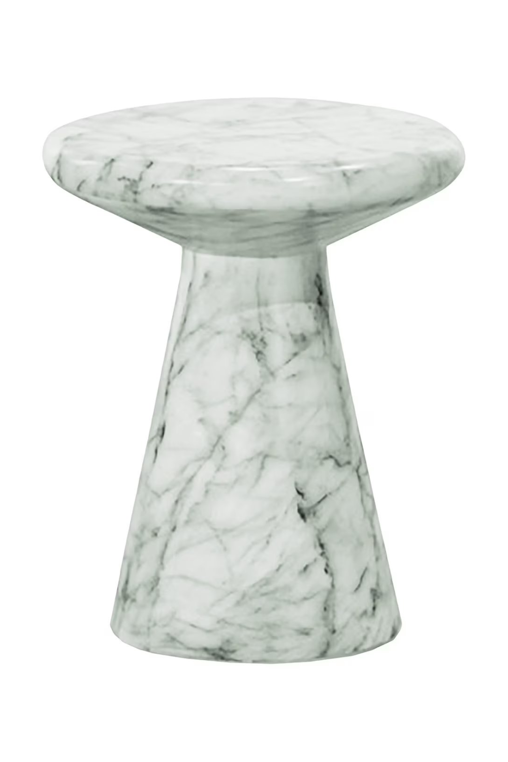 White Marble End Table | OROA Lohan | Oroa.com