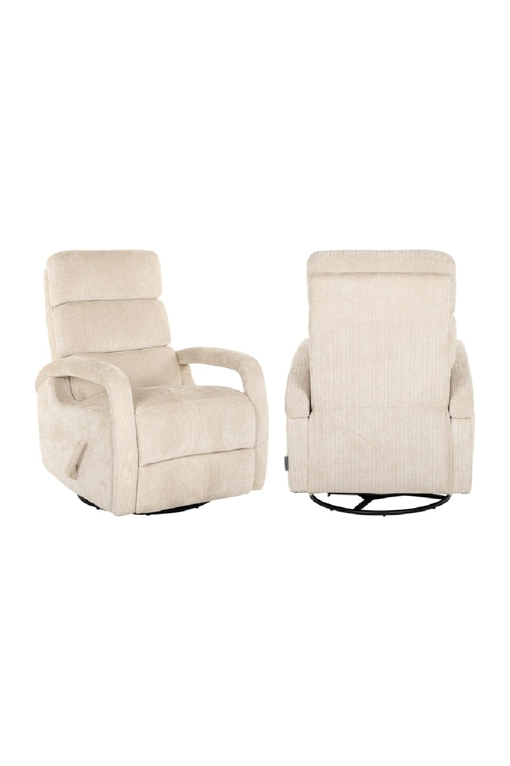 Upholstered Reclining Swivel Chair | OROA Denvi | Oroa.com