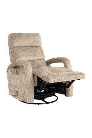 Upholstered Reclining Swivel Chair | Richmond Interiors Denvi | Oroa.com