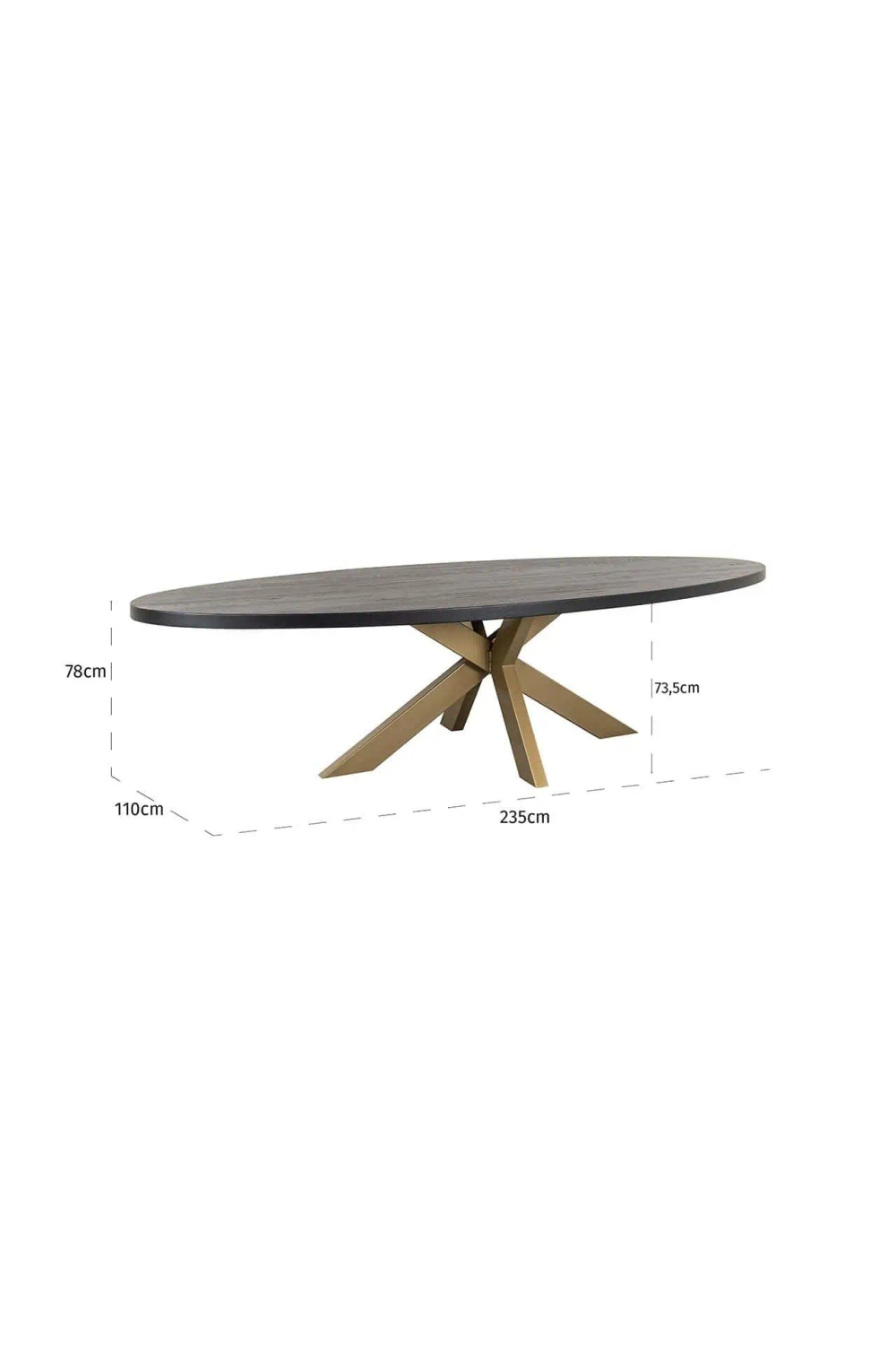 Oval Oak Dining Table | OROA Watson | Oroa.com