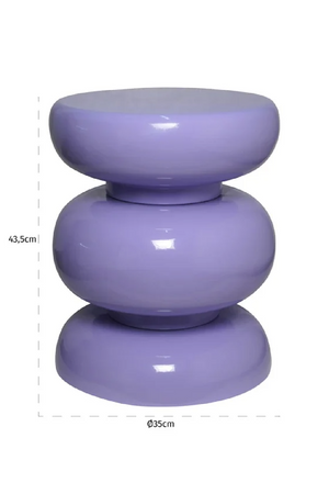 Purple Glossy End Table | Richmond Interiors Jari | Oroa.com