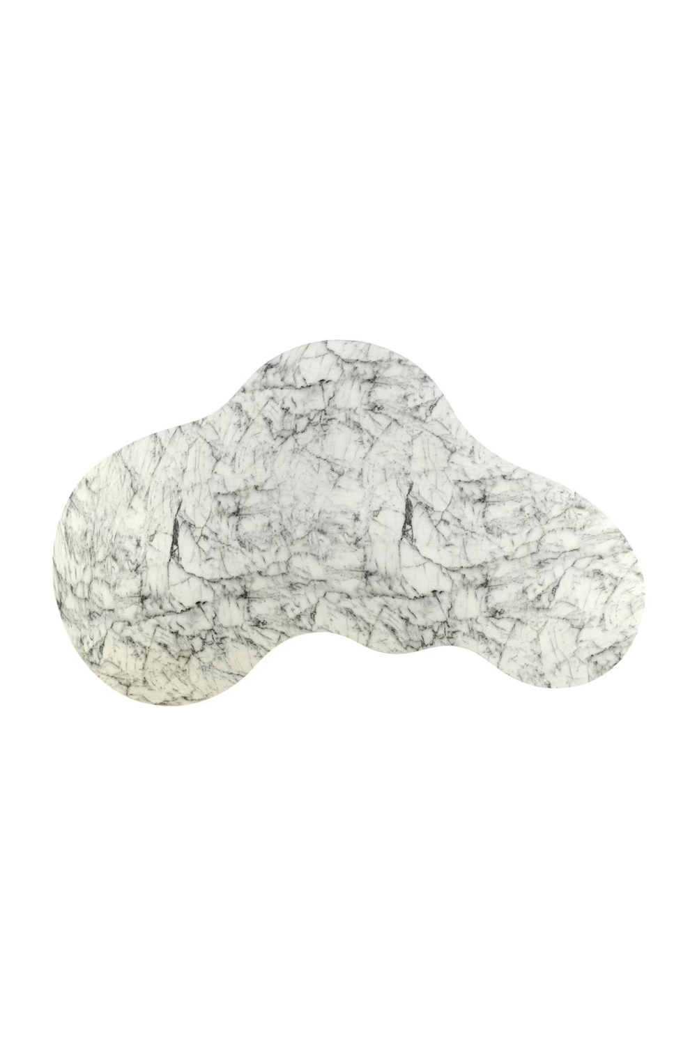 White Marble Organic Coffee Table | Richmond Interiors Rockyard | Oroa.com